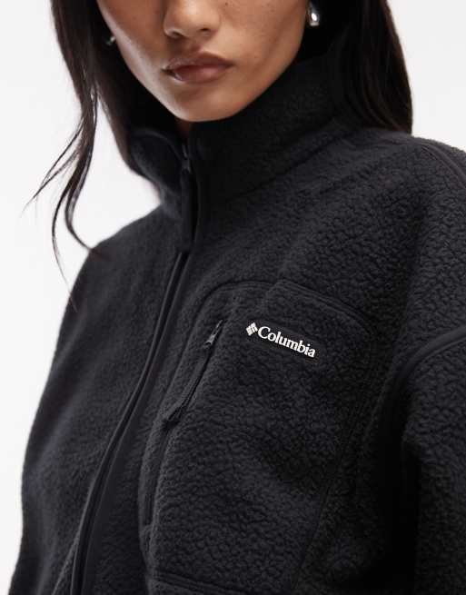 Exclusivité ASOS - Columbia - Flow Finder - Polaire à fermeture éclair - Noir, 3 de 4