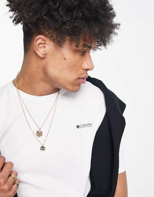 Exclusivité ASOS - Columbia - Path Lake II - T-shirt imprimé au dos - Blanc, 2 de 4