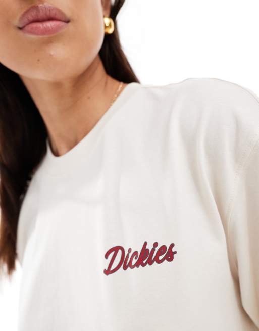Exclusivité ASOS - Deli - T-shirt à imprimé graphique pizza au dos - Blanc cassé, 4 de 4