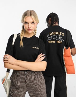 Dickies Unisex cave junction panther back print t-shirt in black exclusive to asos - ASOS Price Checker