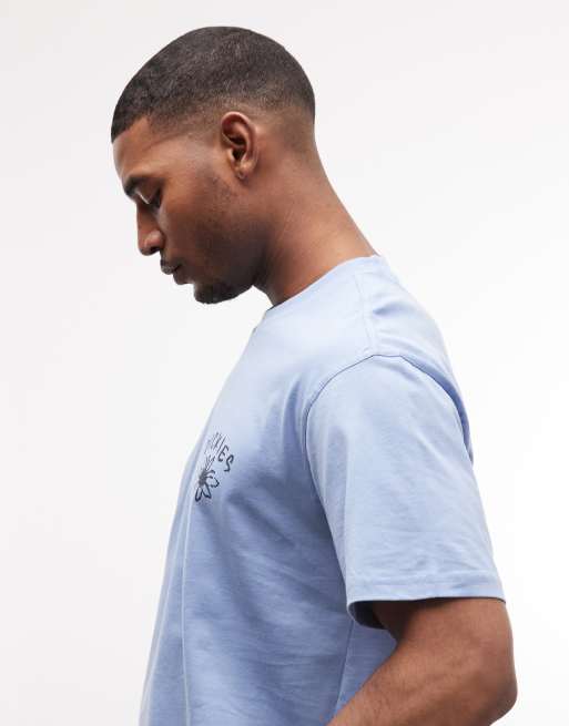 Exclusivité ASOS - Dickies - Cherry Fork - T-shirt à imprimé au dos - Bleu, 5 de 5