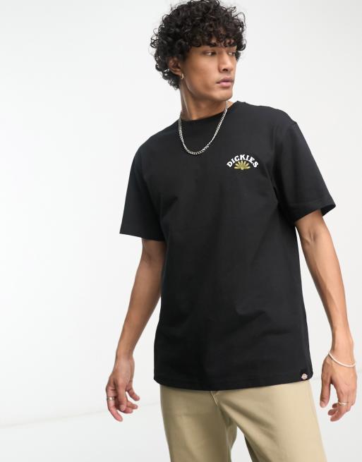 Exclusivité ASOS - Dickies - Fort Lewis - T-shirt à imprimé tigre au dos - Noir, 2 de 4