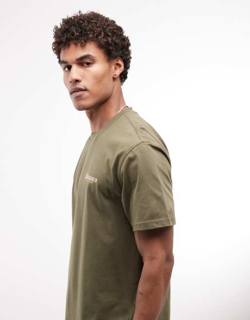 Exclusivité ASOS - Dickies - Massieville - T-shirt imprimé au dos - Vert militaire, 4 de 5
