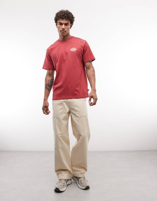 Exclusivité ASOS - Dickies - Paradise - T-shirt imprimé au dos - Rouge, 2 de 5
