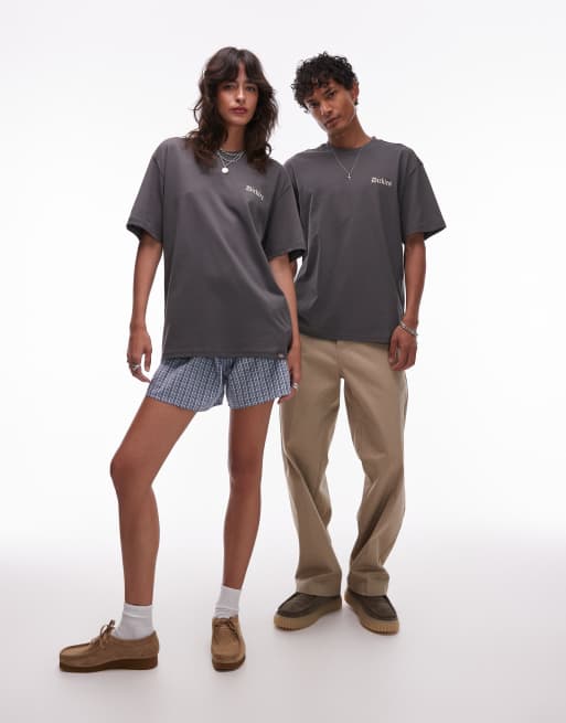 Exclusivité ASOS - Dickies - T-shirt avec inscription « Deep Rooted » au dos - Gris ardoise, 2 de 4