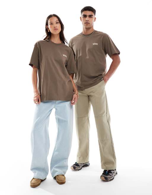 Exclusivité ASOS - Dickies - Wolf Country - T-shirt avec imprimé au dos - Marron, 3 de 4