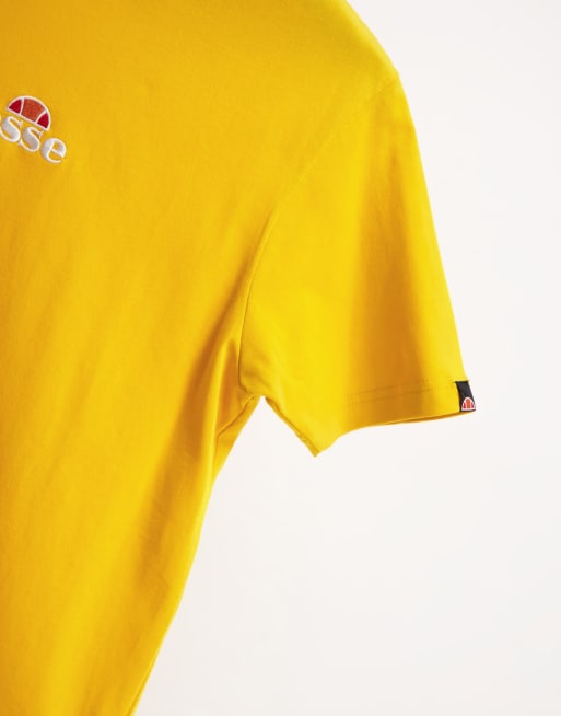Exclusivité ASOS - ellesse - T-shirt à petit logo au centre - Jaune, 4 de 4