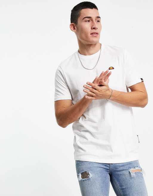 Exclusivité ASOS - ellesse - T-shirt avec imprimé au dos - Blanc, 3 de 4