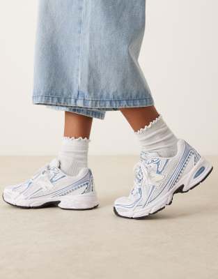 Exclusivité ASOS - New Balance - 740 - Baskets à carreaux vichy - Bleu