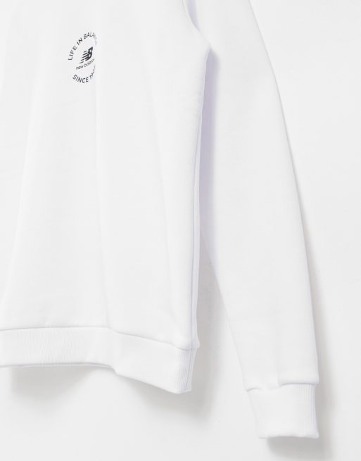 Exclusivité ASOS - New Balance - Life In Balance - Sweat - Blanc, 3 de 4