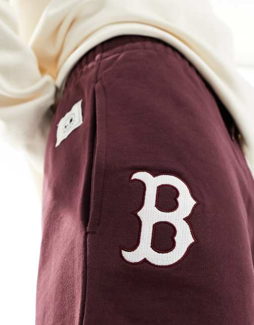 Exclusivité ASOS - New Era - Boston Red Sox - Short en tulle à empiècements - Bordeaux, 2 de 5