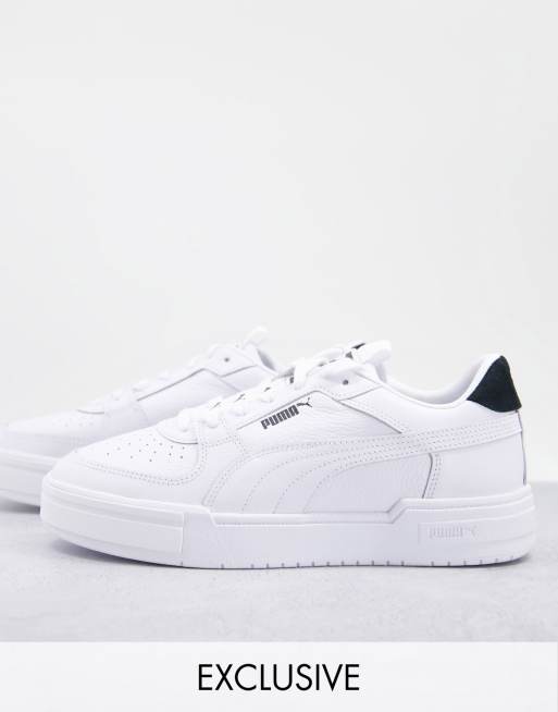 Exclusivité ASOS - PUMA - CA Pro - Baskets à logos félins multiples - Blanc et noir