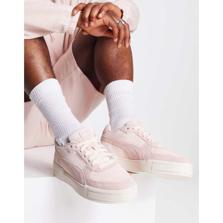 Exclusivit ASOS Puma CA Pro Baskets en daim Rose pastel