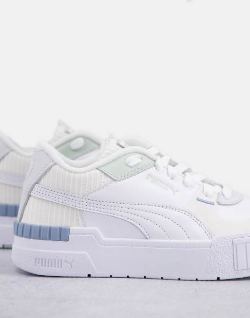 Exclusivité ASOS - PUMA - Cali - Baskets de sport à détails patchwork - Blanc cassé, 2 de 4