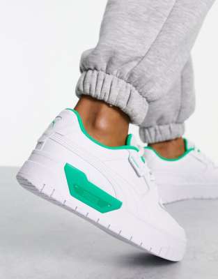 puma cali verte et blanche