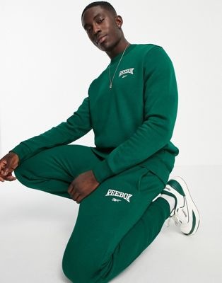 Homme Exclusivité  - Reebok - Pantalon de jogging à logo vintage - Vert