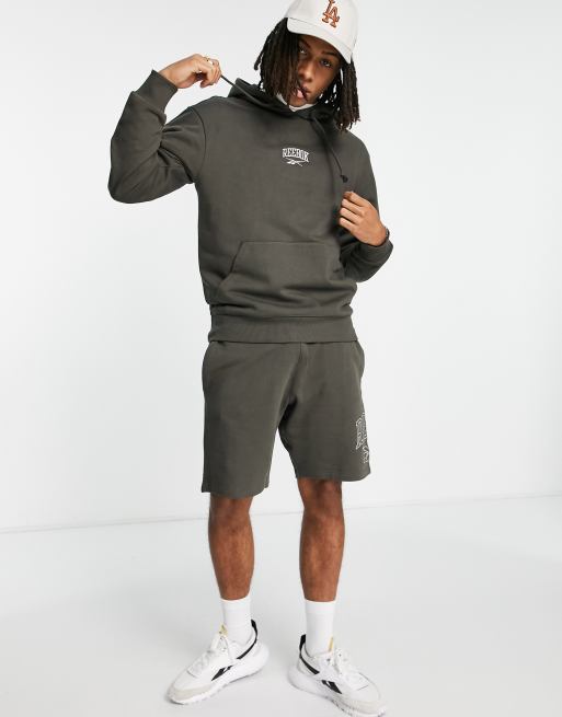 Exclusivit ASOS Reebok Sweat capuche vintage Marron