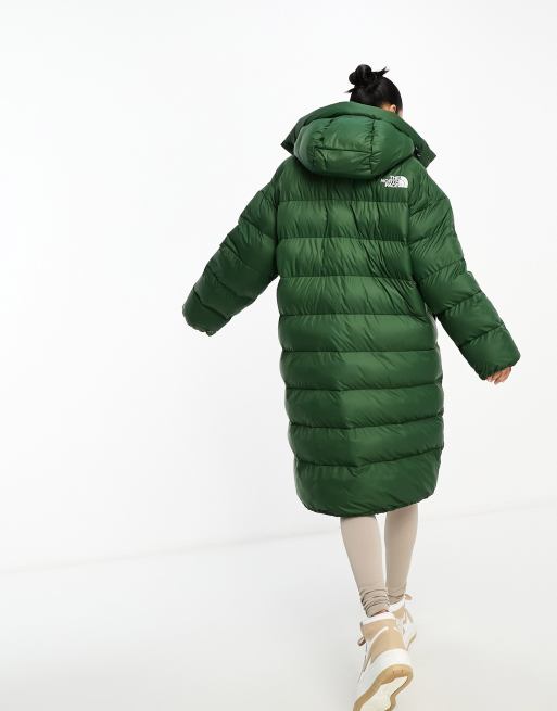 Exclusivité ASOS - The North Face - Acamarachi - Doudoune longue oversize - Vert foncé, 3 de 4