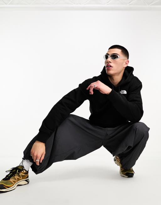 Exclusivité ASOS - The North Face - Essential - Sweat à capuche oversize - Noir, 3 de 4