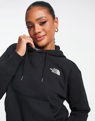 The North Face Essential oversized hoodie in black Exclusive at ASOS - ASOS Price Checker