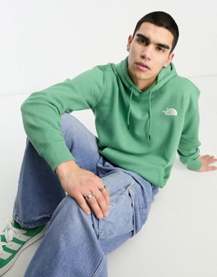 The North Face Essential oversized hoodie in green Exclusive at ASOS - ASOS Price Checker