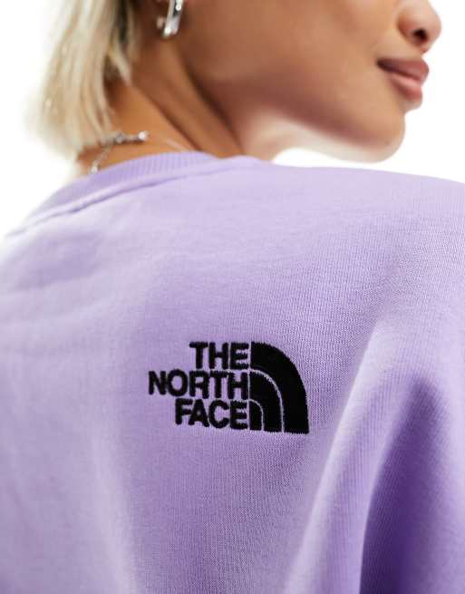 Exclusivité ASOS - The North Face - Essential - Sweat oversize en molleton - Violet, 3 de 4