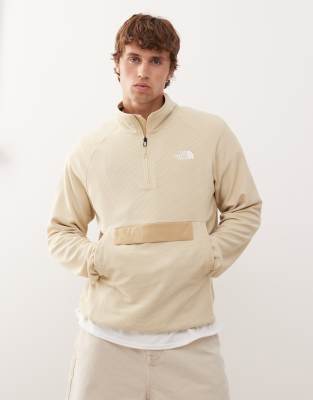Exclusivité ASOS - The North Face - Kecha - Anorak pliable à col zippé - Blanc cassé