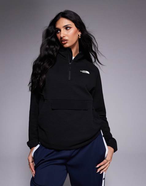 Exclusivité ASOS - The North Face - Kecha - Vert pliable à col zippé - Noir - view 1
