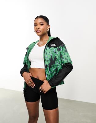 The North Face Sheru hooded shell jacket in green flower print Exclusive at ASOS - ASOS Price Checker