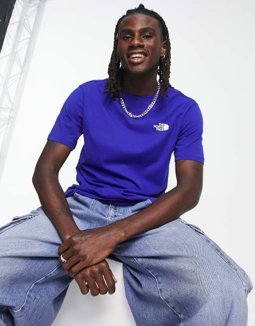 Exclusivité ASOS - The North Face - Simple Dome - T-shirt - Bleu foncé