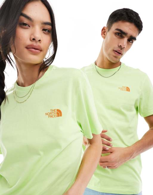 Exclusivit ASOS The North Face Simple Dome T shirt Vert citron