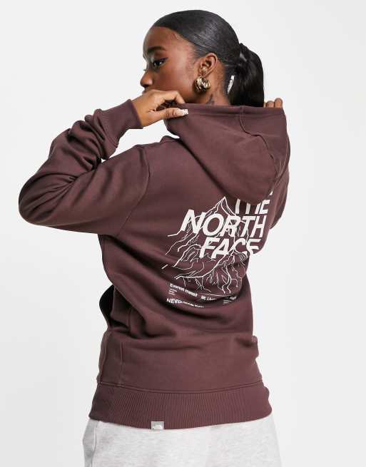 Sweat the north face marron deals