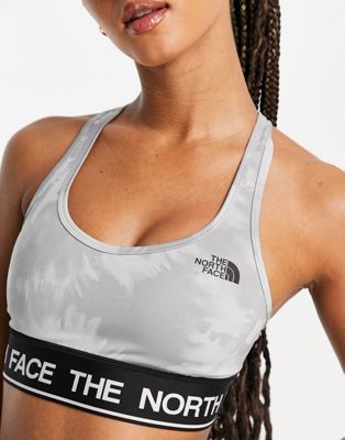 Femme Exclusivité  - The North Face - Training Tech - Brassière de sport effet tie & dye - Gris