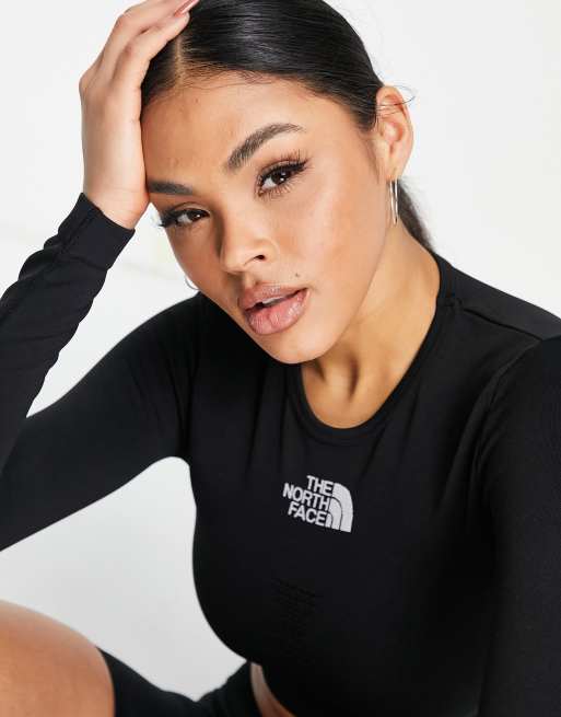 Exclusivité ASOS - The North Face - Training - Top de sport sans coutures à manches longues - Noir, 3 de 4