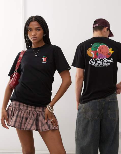 Exclusivité ASOS - Vans - Local Produce - T-shirt imprimé au dos - Noir - view 1