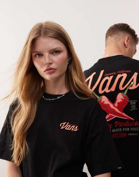 Exclusivité ASOS - Vans - Local Spice - T-shirt oversize imprimé au dos - Noir - view 1