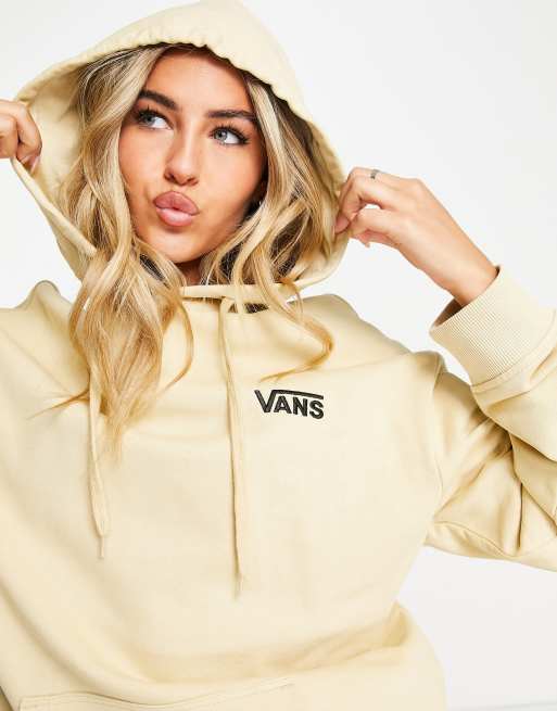 Sweat à capuche store vans femme beige