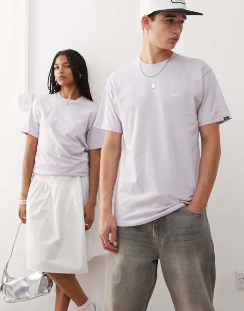 Exclusivité ASOS - Vans - T-shirt avec logo sur le devant côté gauche - Lilas - view 1