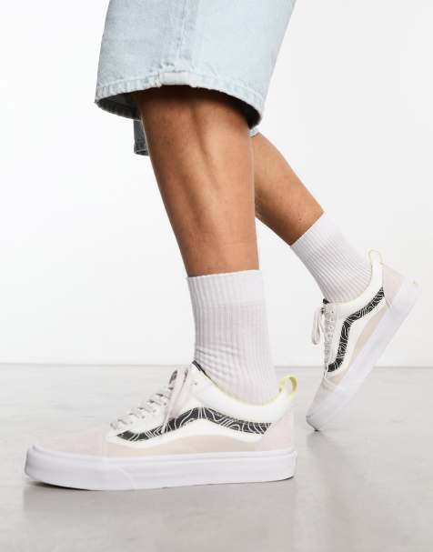 Vans old skool blanche homme hot sale