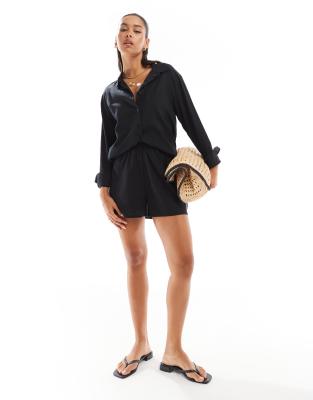 Exclusivité - - Short d'ensemble de plage - Noir 38