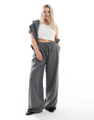 SHEIN EZwear Pantalon De Survêtement Ample à Cordon De Serrage à La