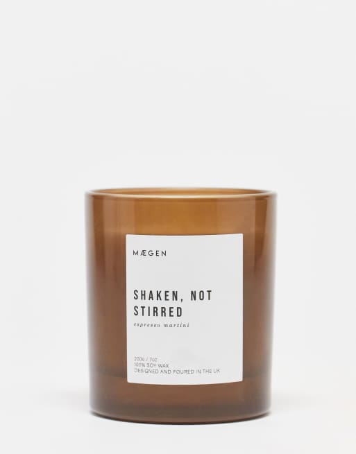 Exclusivité MAEGEN x ASOS - Shaken Not Stirred Espresso - Bougie - Martini