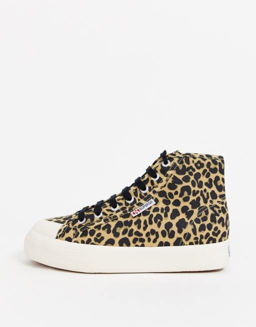 Exclusivité Superga - 2295 - Baskets montantes à imprimé léopard, 2 de 4