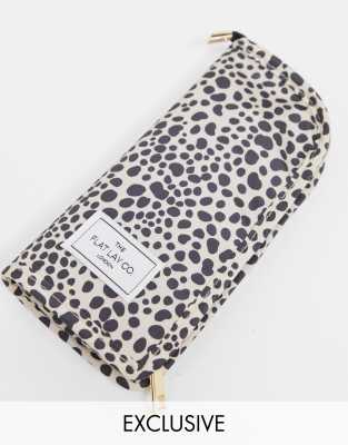 Exclusivité - The Flat Lay Co. X ASOS - Trousse à pinceaux - Imprimé léopard-Pas de couleur