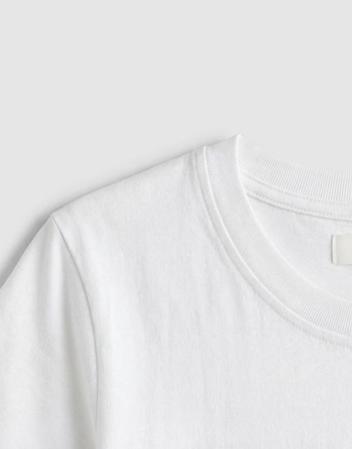 Exclusivité - The Frolic - T-shirt effet rétréci à imprimé graphique sur le devant - Blanc, 7 de 7