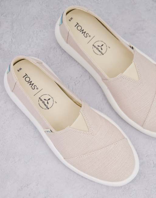 Exclusivité - TOMS - Alpagarta Mallow - Chaussures plates en toile - Naturel, 3 de 4