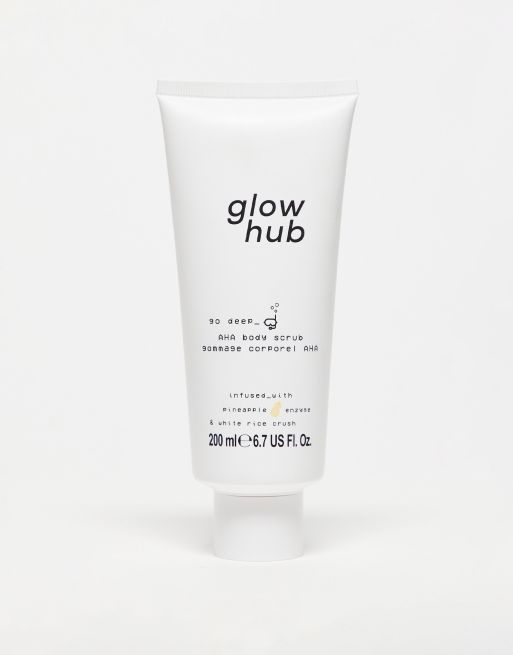 Exfoliante corporal Go Deep AHA de 200 ml de Glow Hub