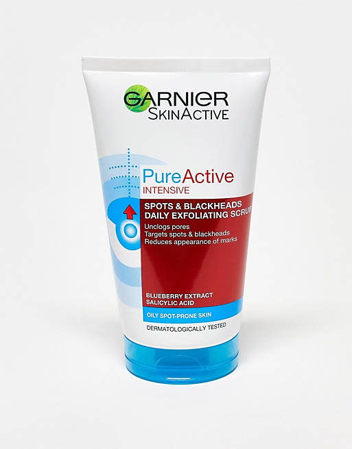 Exfoliante facial para espinillas de 150 ml Pure Active Intensive de Garnier