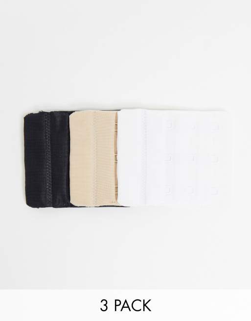 Extensores de sujetador con 3 enganches de ASOS DESIGN Curve