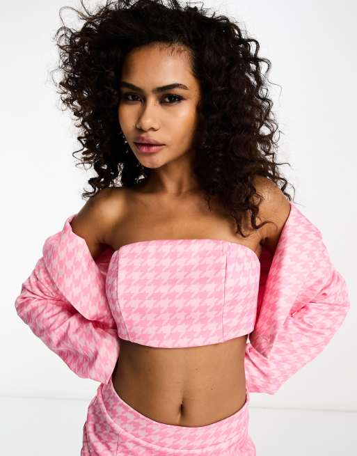 Commando co-ord sequin mini skirt in bright pink